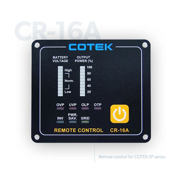 COTEK CR-Fernbedienungen für Wechselrichter 7,5m Kabel