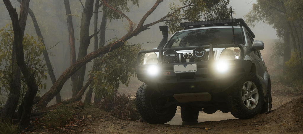 STEDI LED fog lights for ARB Deluxe Bull Bar