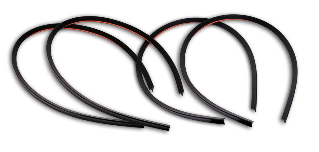 Fender flares 30 mm 4 pieces á 2 meters (made of black hard rubber)