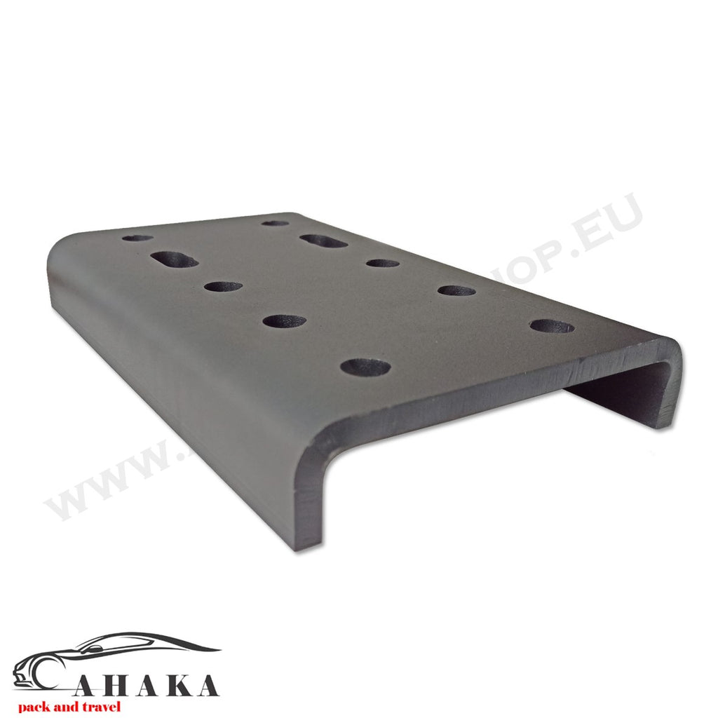 AHK Adapterplatte - Höhenverst. für AHK-Bock (2 & 4 Schrauben - für 2 Loch 90 mm & 4 Loch 83x56mm Kugel)