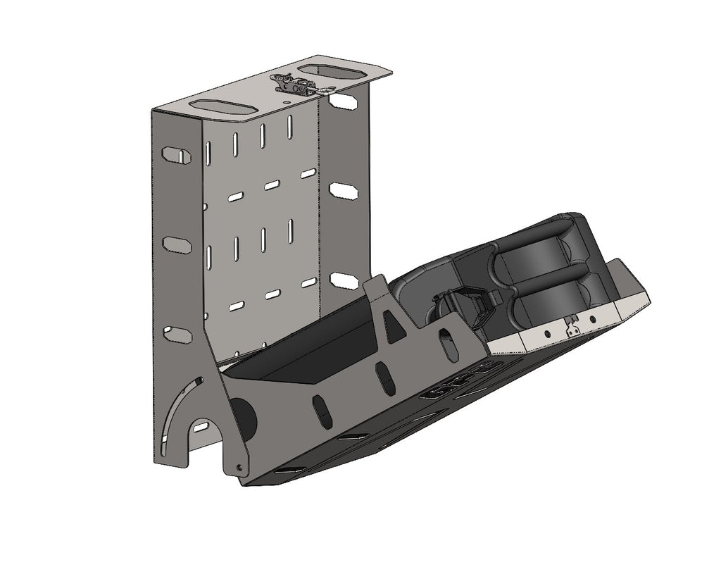 GPC canister holder universal 20L - tiltable, black