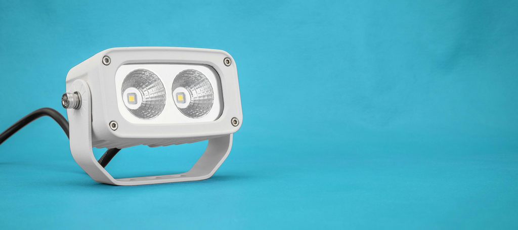 STEDI Marine White 20W Twin LED Flood Light