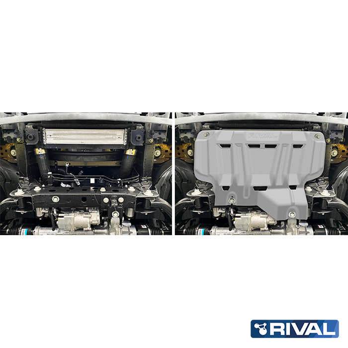 RIVAL4x4 underrun protection complete for Ford Ranger (Next-Gen, PX4 from 2022-)
