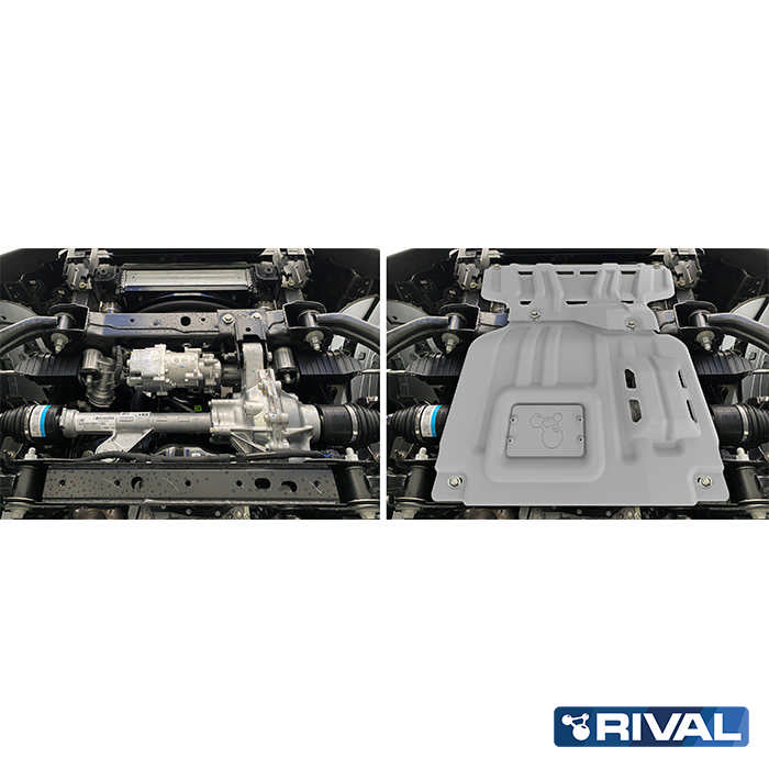 RIVAL4x4 underrun protection complete for Ford Ranger (Next-Gen, PX4 from 2022-)
