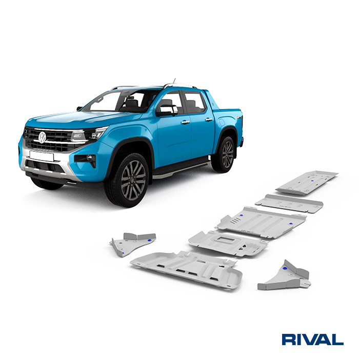 RIVAL4x4 complete underbody protection for Ford Ranger (Next-Gen, PX4); VW Amarok from 2022-