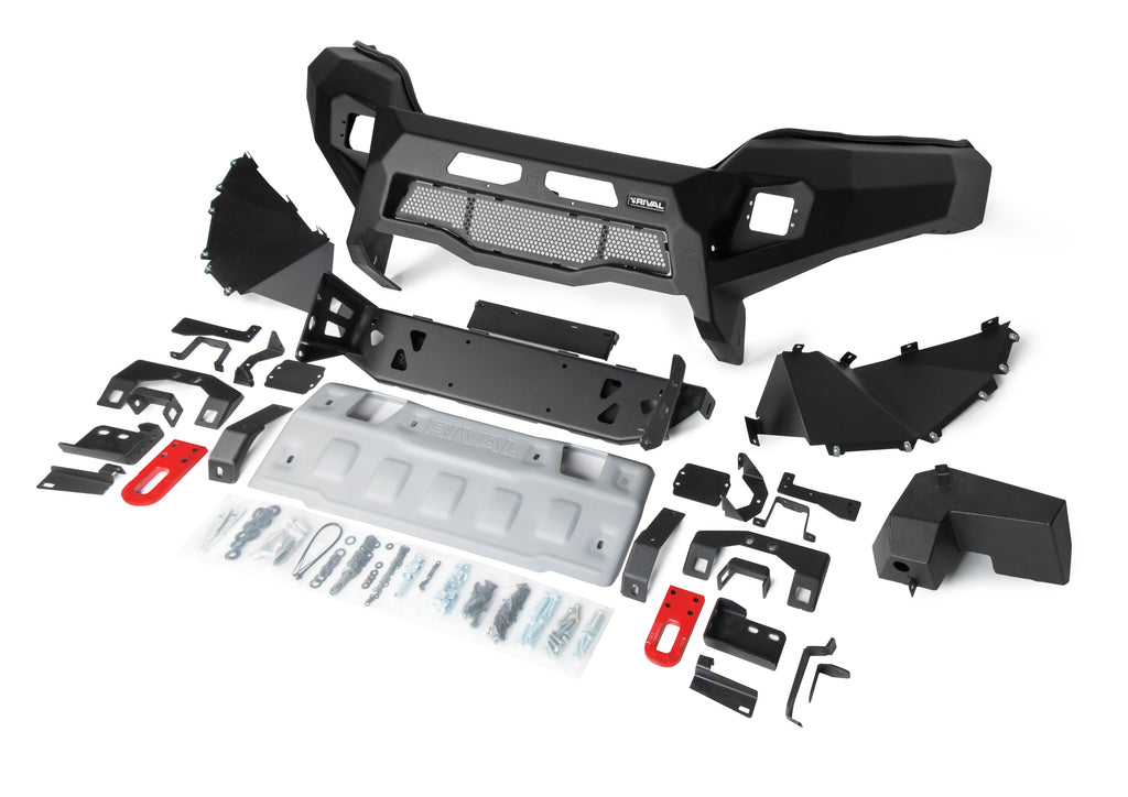RIVAL4x4 aluminum HD winch bumper for Mitsubishi L200 / Triton (from 2019-)