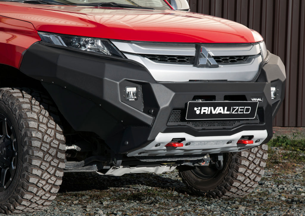 RIVAL4x4 aluminum HD winch bumper for Mitsubishi L200 / Triton (from 2019-)