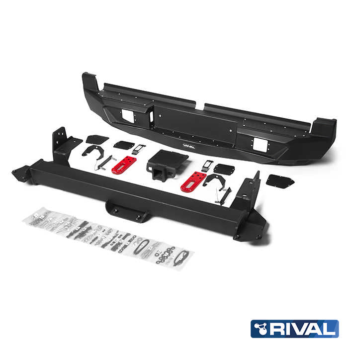 RIVAL4x4 aluminum rear bumper for Isuzu D-MAX (from 2012)