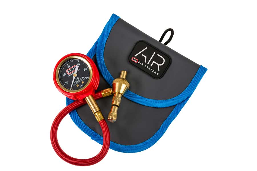 ARB tire pressure gauge with quick release function, bar/PSI, 0-4 bar