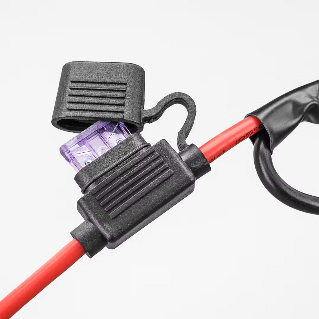 STEDI Plug and Play DT-4 high beam wiring harness - 4 connectors, 2 relays
