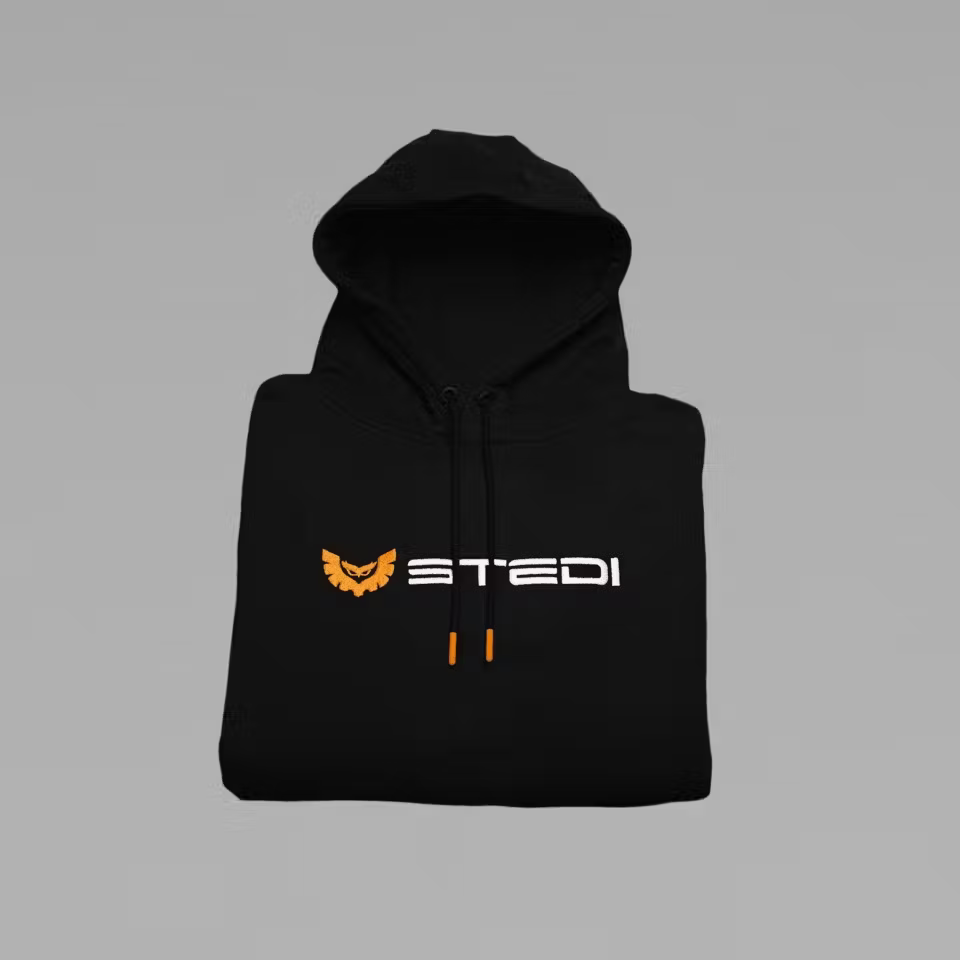 STEDI Classic Hoodie Signature Black (Smiley)