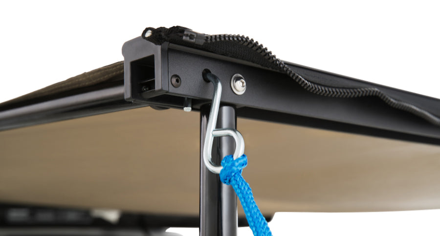 Rhino Rack Sunseeker III awning, with "STOW IT" 2500mm (long) x 2100mm (wide, extension)