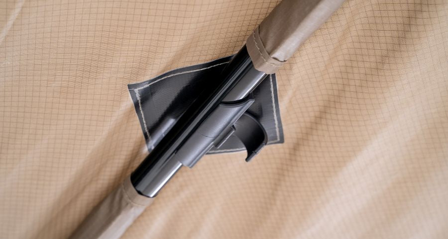 Rhino Rack Batwing Compact Awning, Left Side, with "STOW IT"