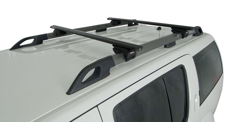 RHINO-RACK™ SPORTZ cross bars 1180mm incl. SX006 - Nissan Pathfinder R51 & Dacia Duster I