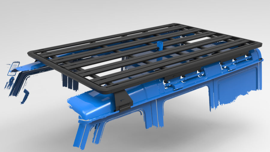Rhino Rack Pioneer 6 platform for Ineos Grenadier (2700x1472mm) incl. backbone