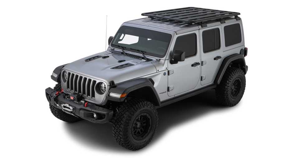 Jeep JL (from 2019-) Wrangler RHINO-RACK™ platform Pioneer 6 1800X1430mm incl. Backbone+RLT600