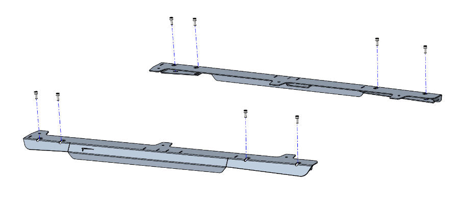 Rhino-Rack Pioneer 6 platform (1500x1240) for Dacia Duster (from 24-) including mounting set