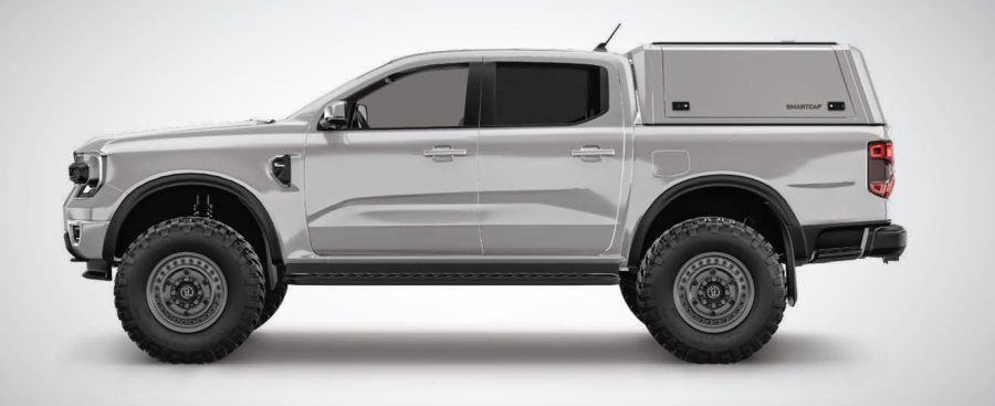 RSI EVO Commercial stainless steel hardtop - Ford Ranger DoKa (P703 from 2023-)