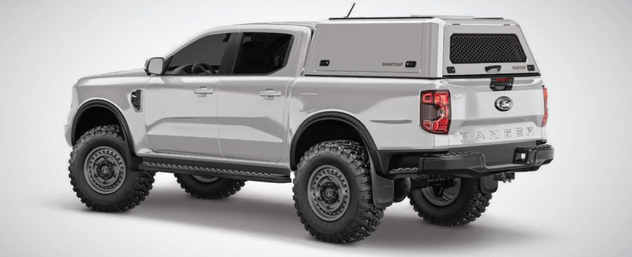 RSI EVO Commercial stainless steel hardtop - Ford Ranger DoKa (P703 from 2023-)