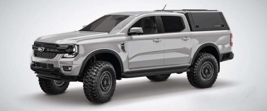 RSI EVO DEFENDER stainless steel hardtop - Ford Ranger DoKa (P703 from 2023-)