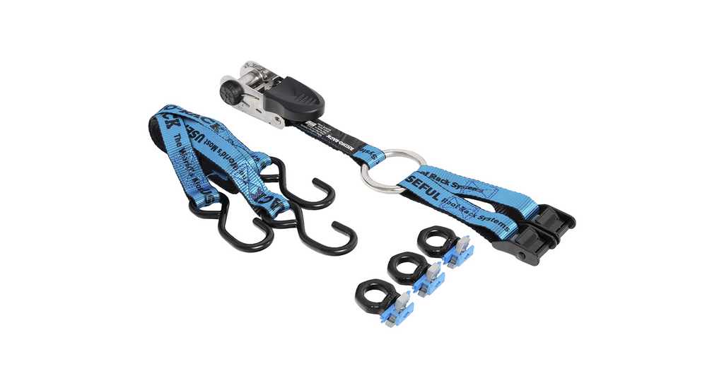 Rhino Rack Y-straps for Pioneer, with Zwifloc and eyebolts
