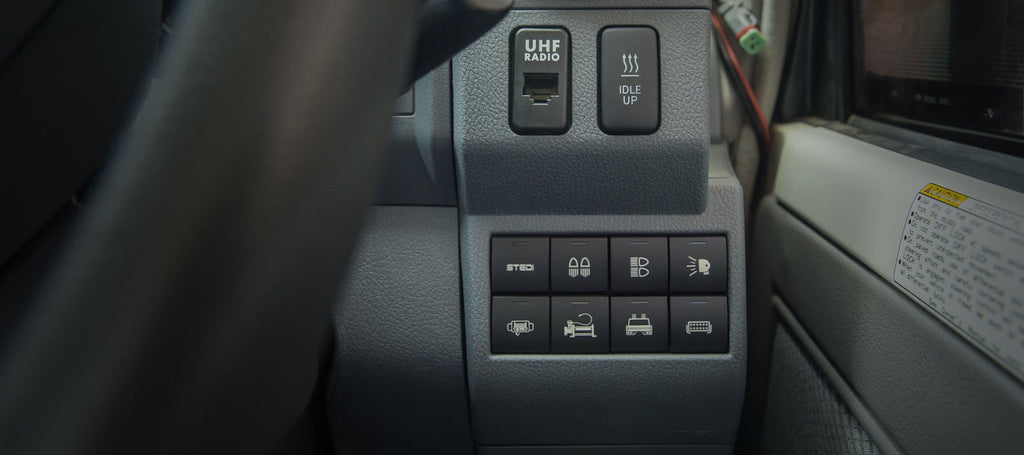 STEDI Switch Fascia Panel for Toyota 70s Landcruiser