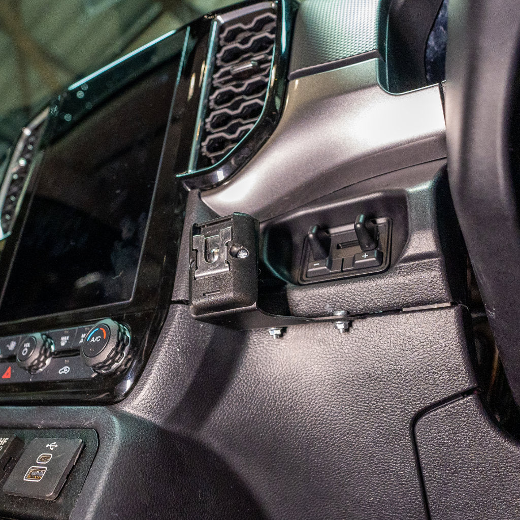 Radio handset mount for Ford Ranger/Raptor (2022+) - Pirate CAMP CO.