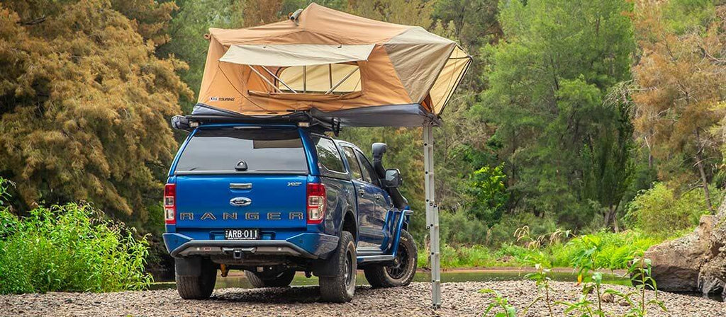 ARB roof tent "Flinders" 2400 x 1400 mm, including removable ladder