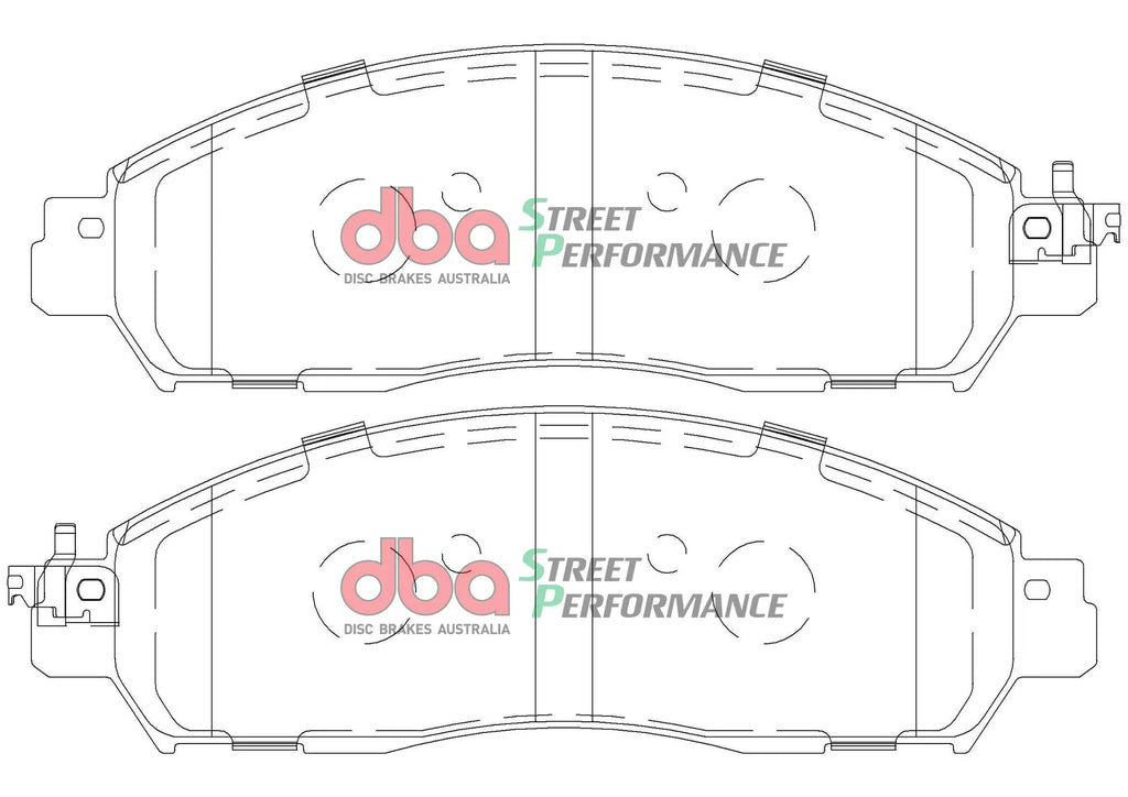 DBA Performance Brakes - Nissan Navara D23 2.3TD & 2.3TwinTD (from 2019) - Street Series Set - T2 (Front)