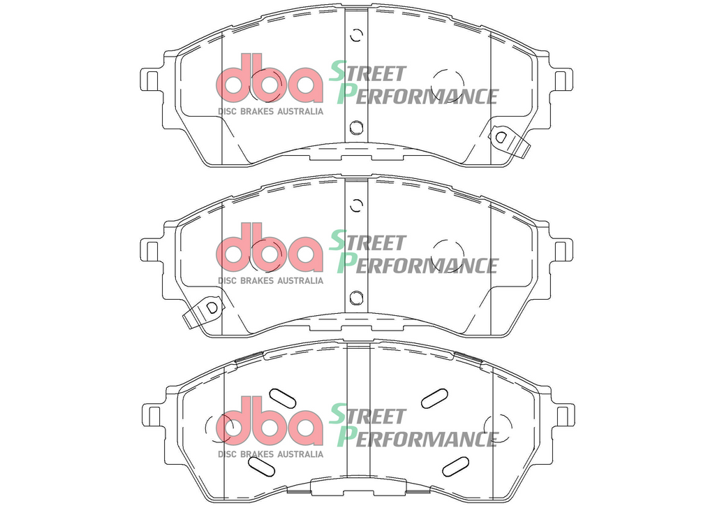 DBA Performance Bremsbeläge Street Series- Ford Ranger Raptor/VW Amarok - DB2379SP - Vorne