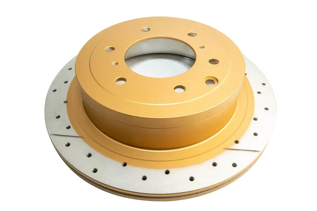 DBA Performance Brakes - Mitsubishi Pajero (1999-2019) - Street Performance Brake Discs X-Gold & Pads (SP) Set - (Rear)