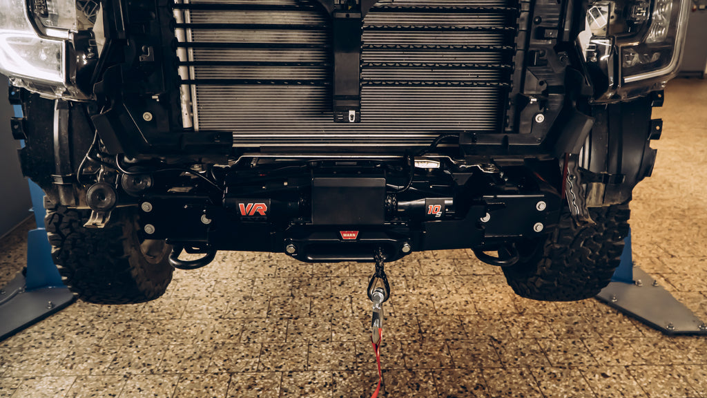 Cable winch carrier for Ford Ranger & VW Amarok (from 2023-)