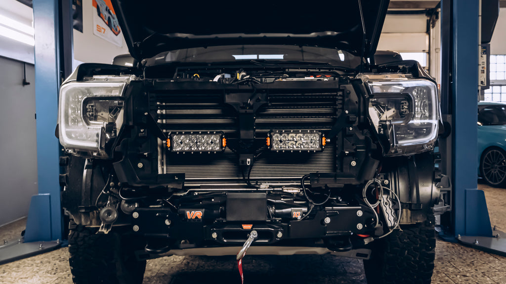 Cable winch carrier for Ford Ranger & VW Amarok (from 2023-)