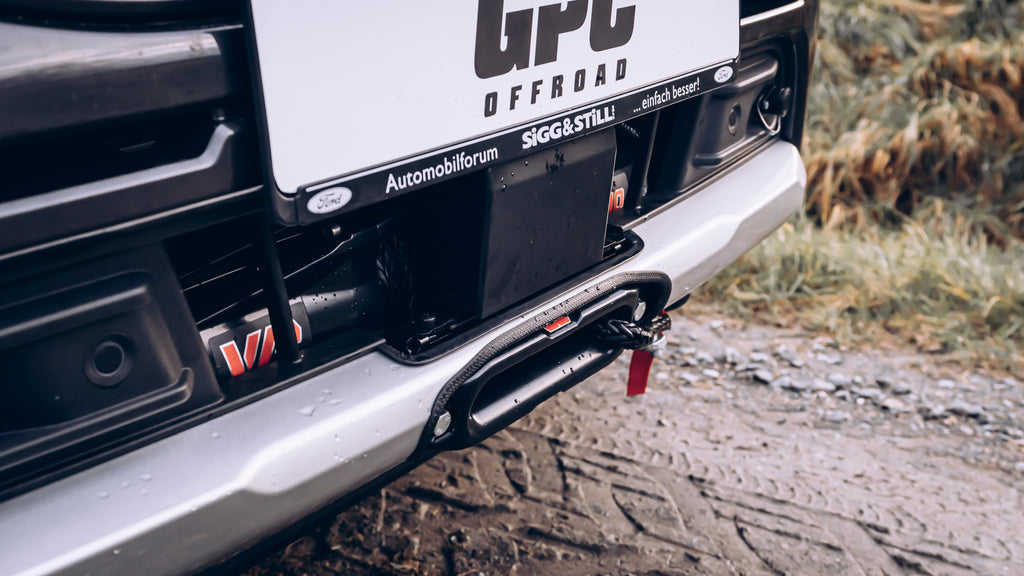 Cable winch carrier for Ford Ranger & VW Amarok (from 2023-)