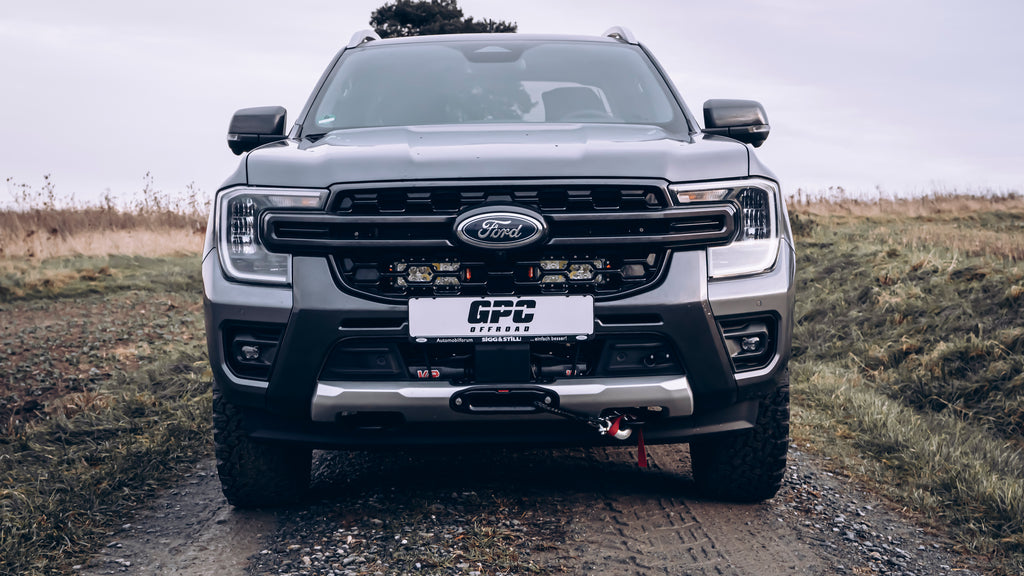 Cable winch carrier for Ford Ranger & VW Amarok (from 2023-)