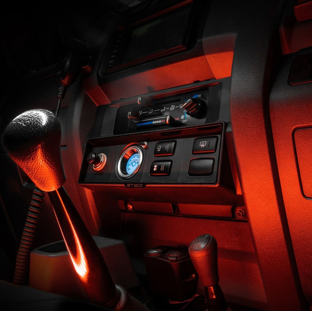 STEDI Modular Switch Panel - Toyota Landcruiser 70 Series - Center Console (Basic Unit)