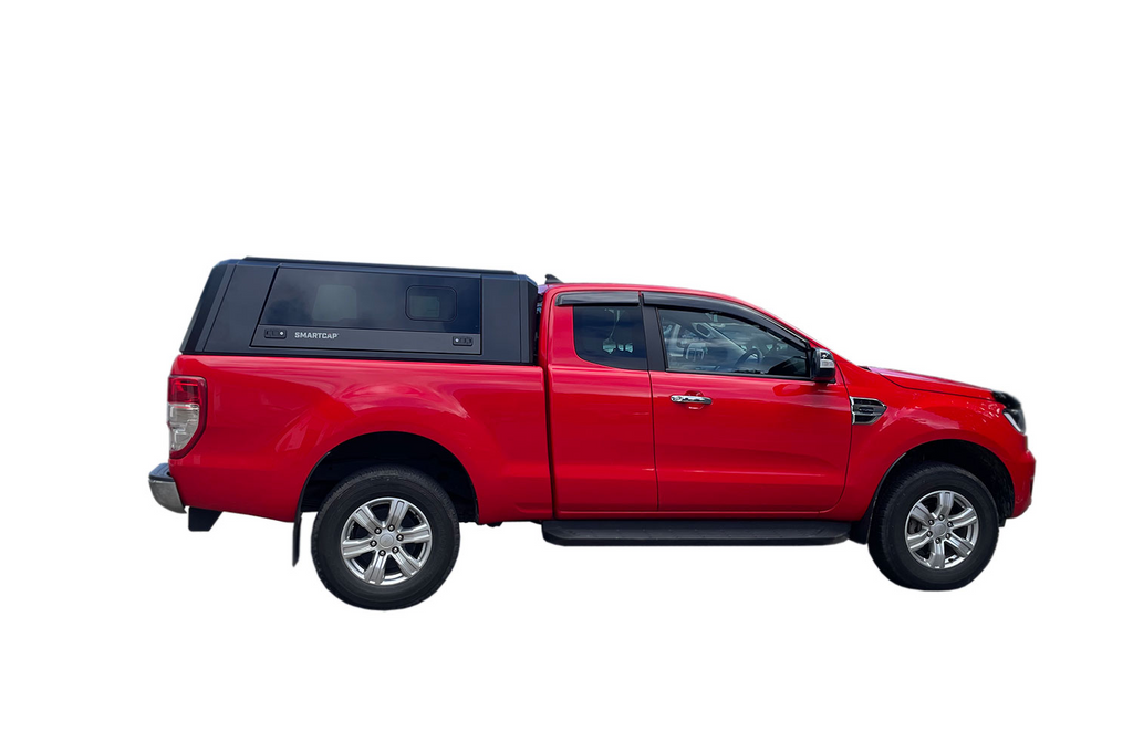RSI EVO SPORT Edelstahl Hardtop - Ford Ranger ExCap (2012-23) - Schwarz Matt