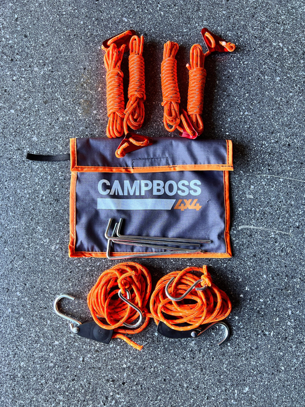 CampBoss BOSS SHADOW 270XL awning with tent entrance