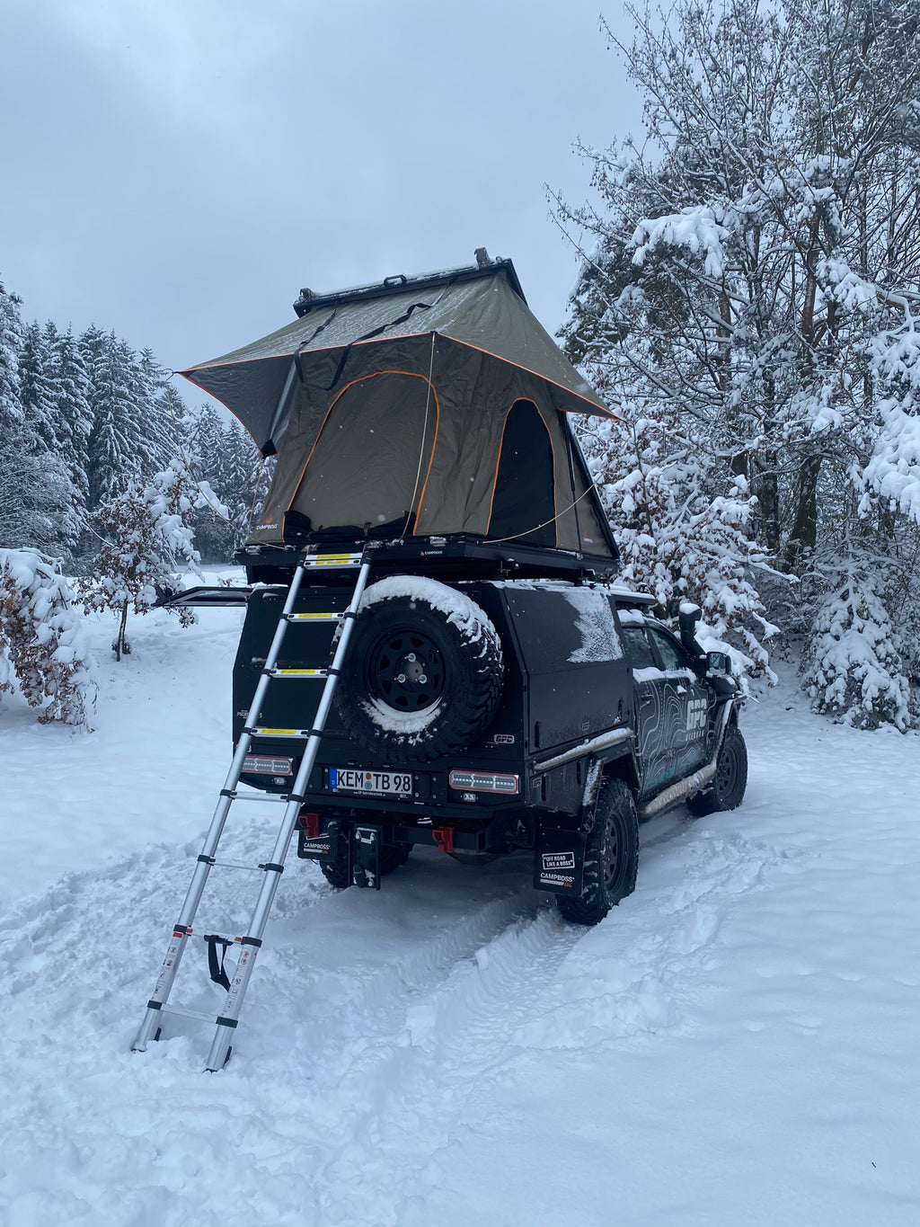 CampBoss4×4 roof tent BossTent 2200mmx1380mm