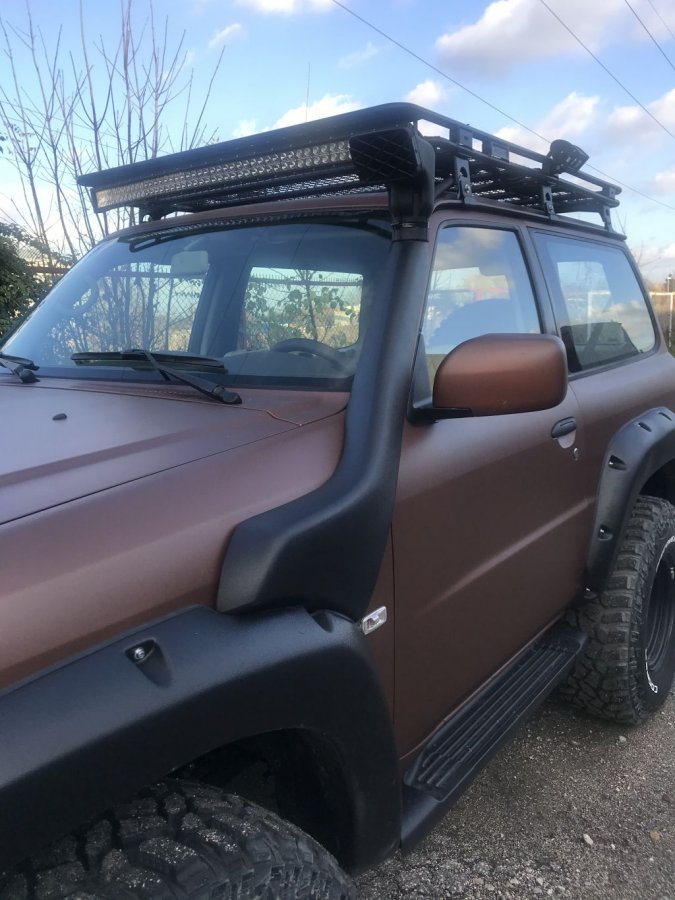 Kut Snake fender flares Nissan Patrol Y61 - 70 mm width - 2 Door