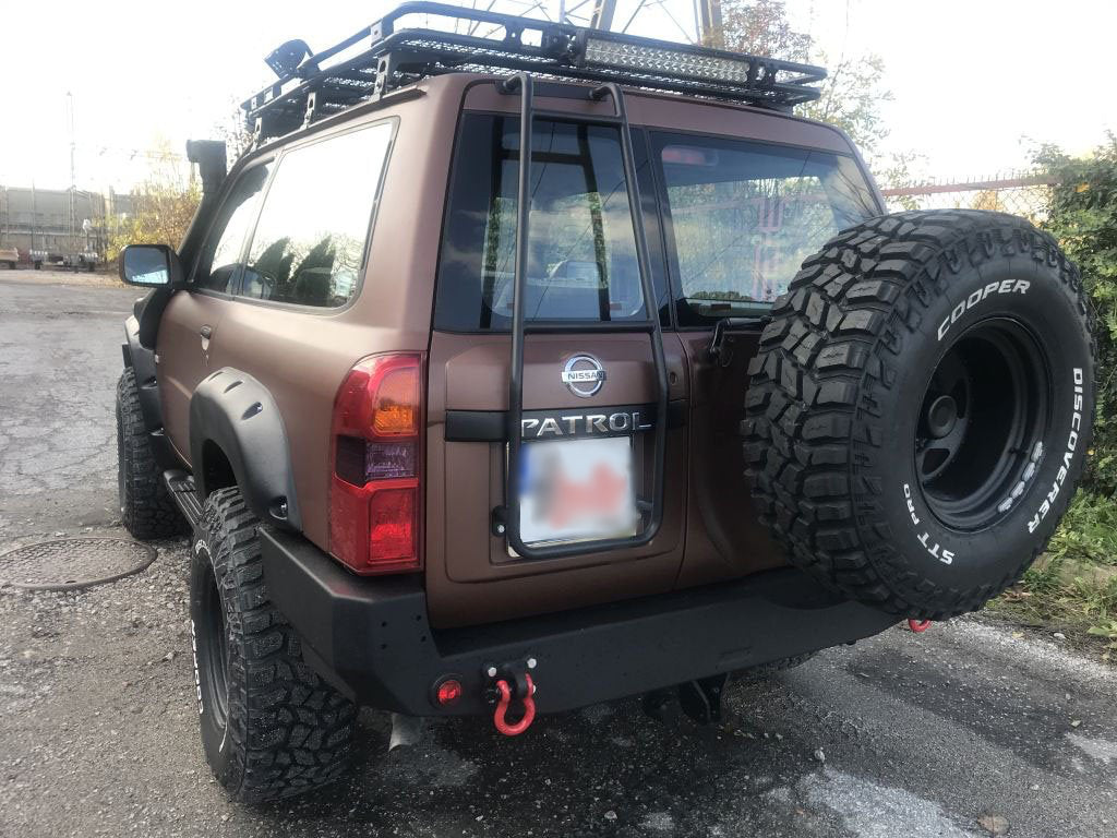 Kut Snake fender flares Nissan Patrol Y61 - 70 mm width - 2 Door