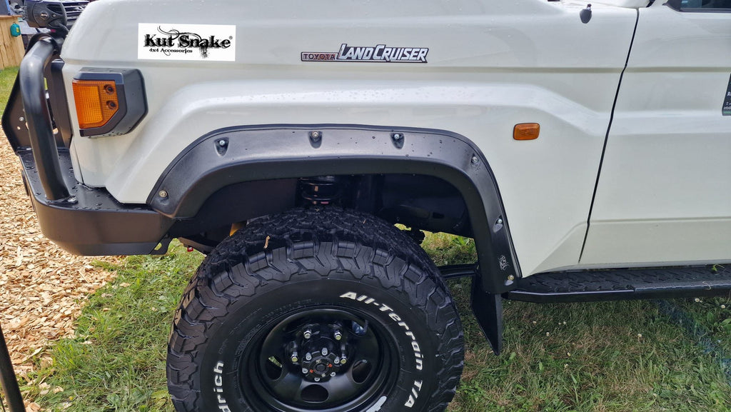 Kut Snake fender flares Toyota Landcruiser 78 Series - 50 mm width
