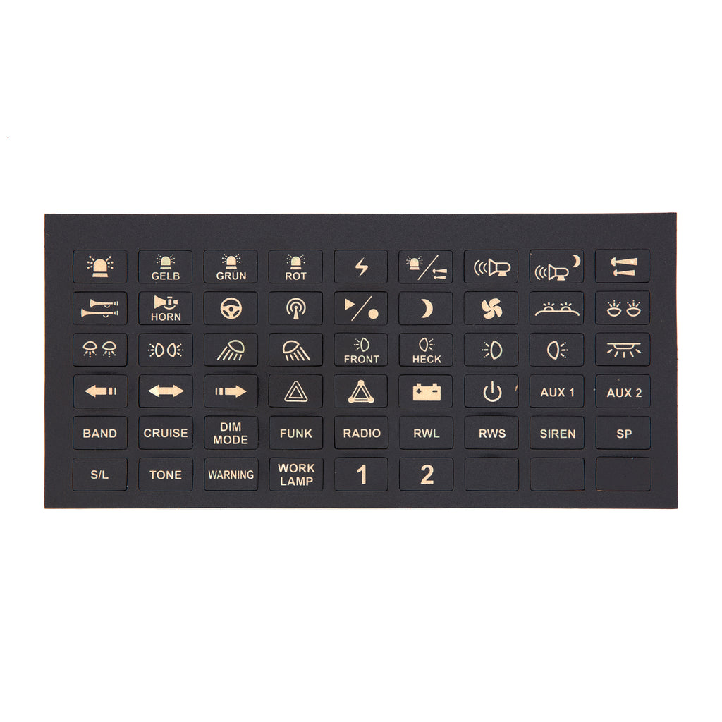 Universal Bedienpanel - B8-V2 inkl. Relaisstation (8 Schaltplätze)