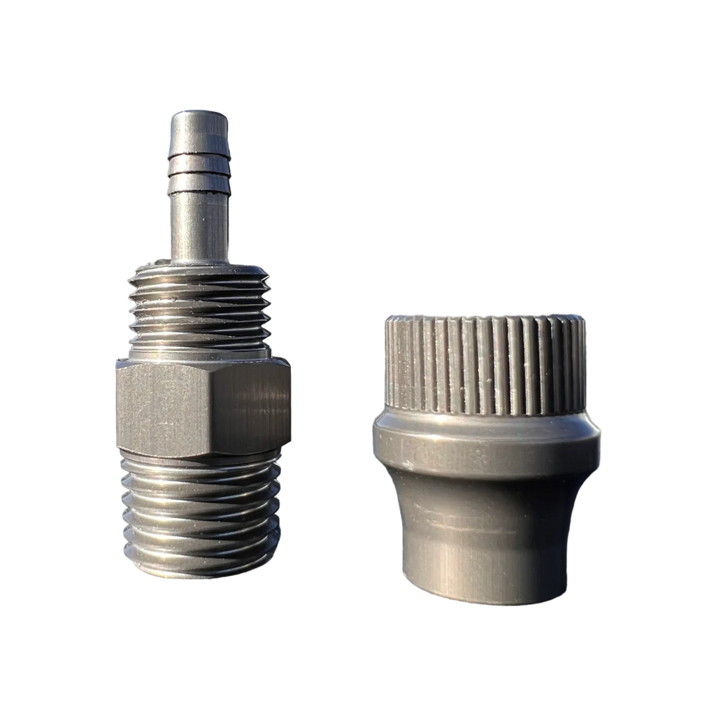APEX - CRS Schlauchende Fitting - 3/8" ID auf 1/4“ NPT - Mit Schraubanschluss