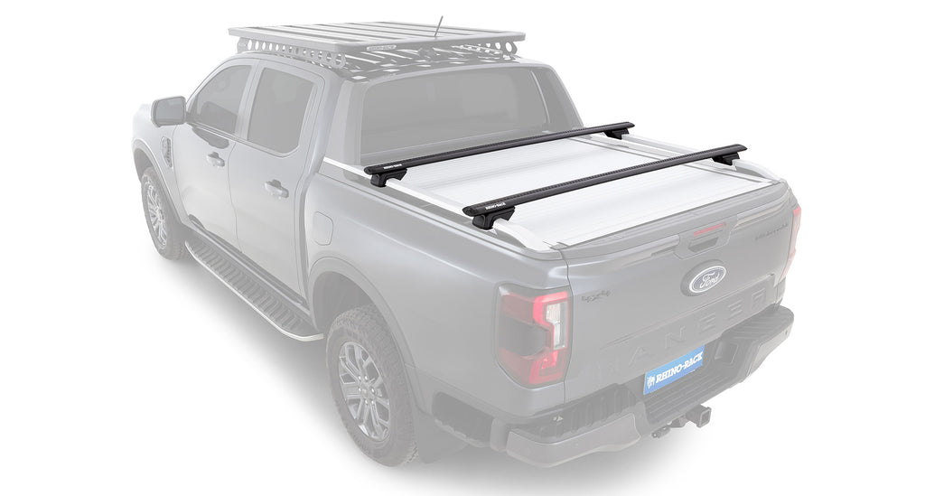 Ford Ranger & Raptor (from 2023-) RHINO-RACK™ Sportz cross bars for load bed rails including RX100