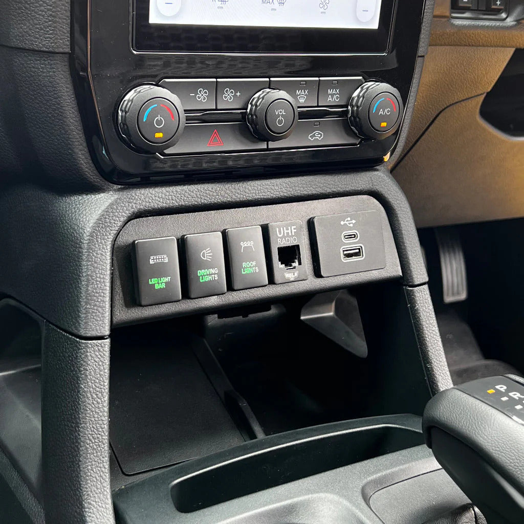Switch panel for Ford Ranger (2022+) (XLT & SPORT) - Pirate CAMP CO.