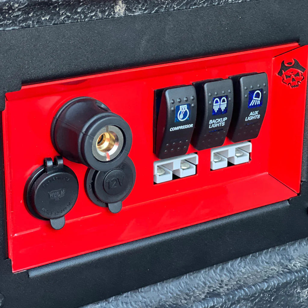 Switch panel for the loading area for Ford Ranger/Raptor (from 2022+) - Pirate CAMP CO.