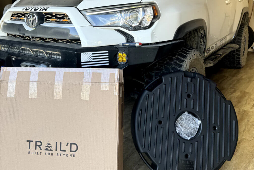 Trail'd 53 liter spare wheel tank - Boondocker