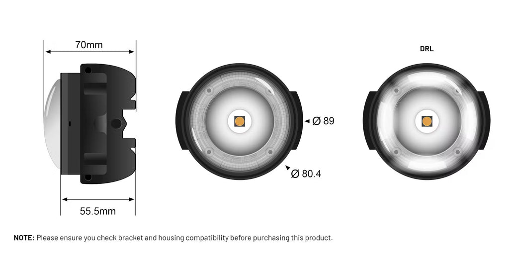 STEDI Boost Integrated Driving Light Nebelscheinwerfer - für ARB Deluxe