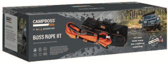 All 4 Adventure CampBoss4x4 Kinetic Rope: 8T